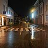 Bad Säckingen in einer Lockdown-Nacht im Dezember 2020 &ndash; ohne Fußgänger &ndash; ohne Autos. Wie leergefegt. Seit heute gilt wieder ...