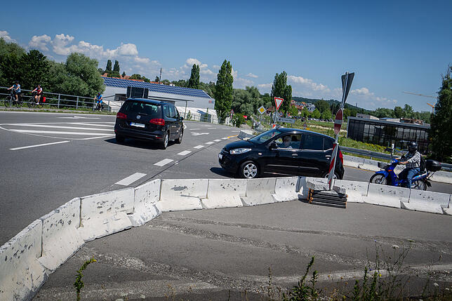 Rampe Konstanz Kreuzungsbereich