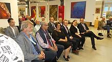 Zahlreiche Gäste waren am Dienstag zur Ehrung in die Galerie Palette nach Schramberg gekommen. Darunter auch Familienmitglieder und ...