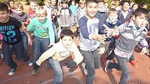 281 Schüler der Grundschule am Härle beteiligten sich am Sponsorenlauf.