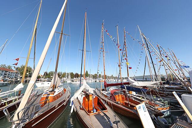 Ein  Blick in den Interboot-Hafen.