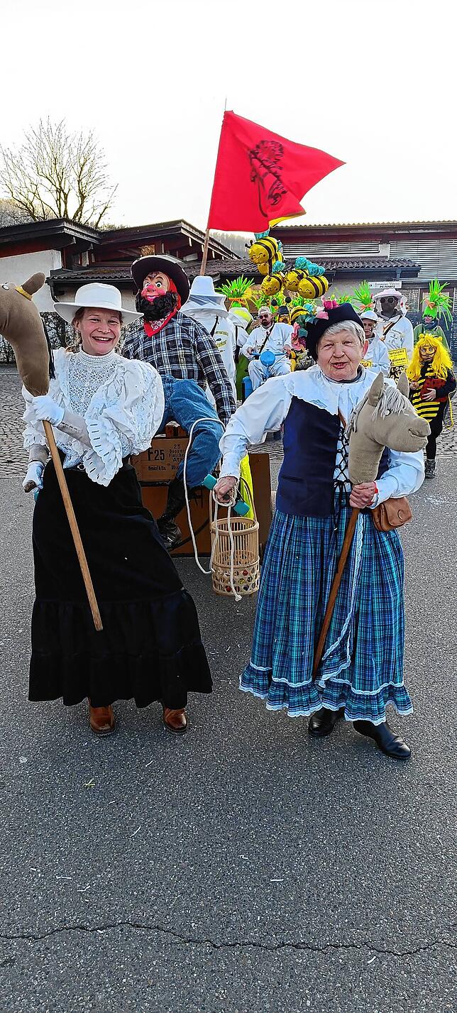 Bild 3: So schön war die gemeinsame Straßenfasnet in Oberlauchringen