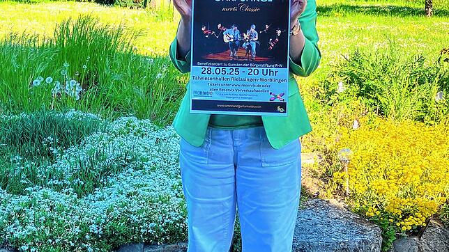 Silke Regitz von der Bürgerstiftung Rielasingen-Worblingen freut sich auf das Graceland-Benefizkonzert. Foto: Dagmar Wenzler-Beger