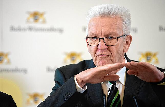 Noch kein Freund einer Mundschutzpflicht: Winfried Kretschmann.