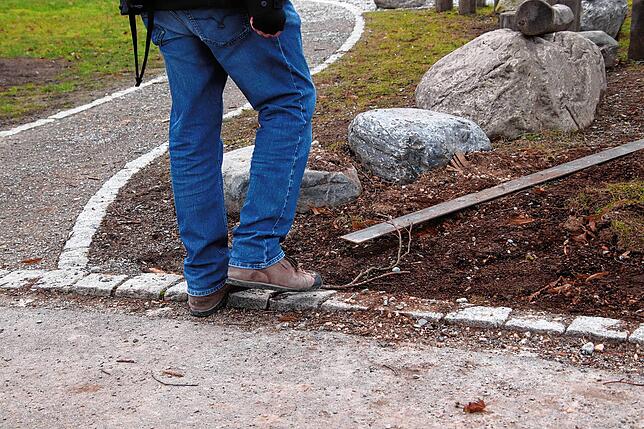 Bild 8: Überbleibsel  der Landesgartenschau: Parkanlagen vor Wiedereröffnung