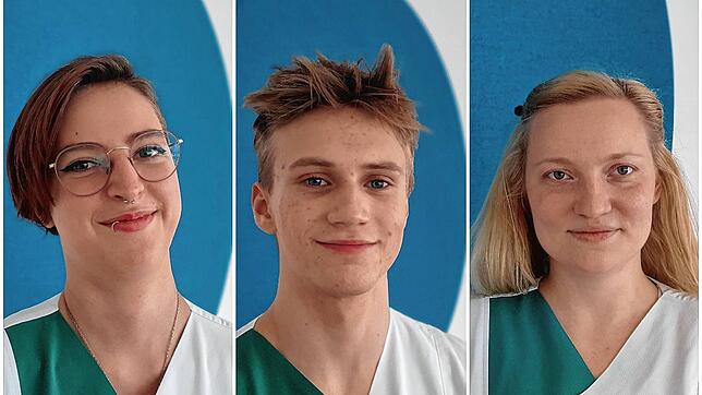 Melina Leutenmayer, Luke Job und Elisabeth Wegner.