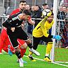 Siegtreffer: Winter-Neuzugang Mike Heyde war nach einem Abpraller zur Stelle und erzielte per Kopfball den dritten Treffer des SV 08 ...