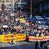 In Freiburg demonstrierten 30.000 Menschen gegen rechts