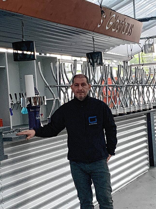 Ceved Bagci während Corona. Danach durfte er das Glashaus wieder öffnen. Die Freude währte nicht lange.