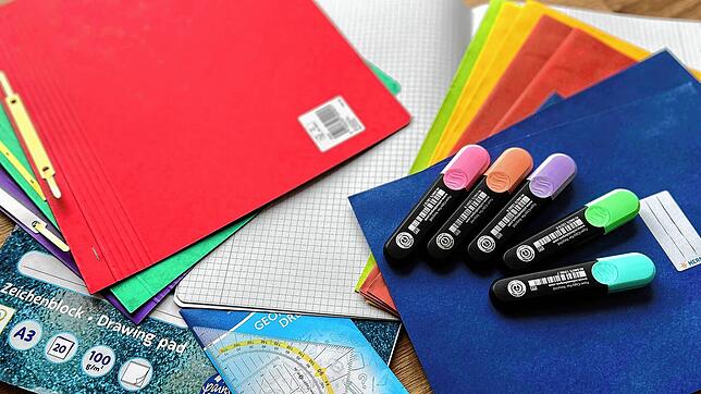 Ein kleiner Ausschnitt dessen, was für das neue Schuljahr gebraucht wird.
