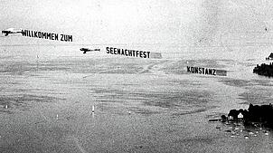 Flugshow waren beim Konstanzer Seenachtfest allem in den 1970er und 1980er Jahren eine Sensation.
