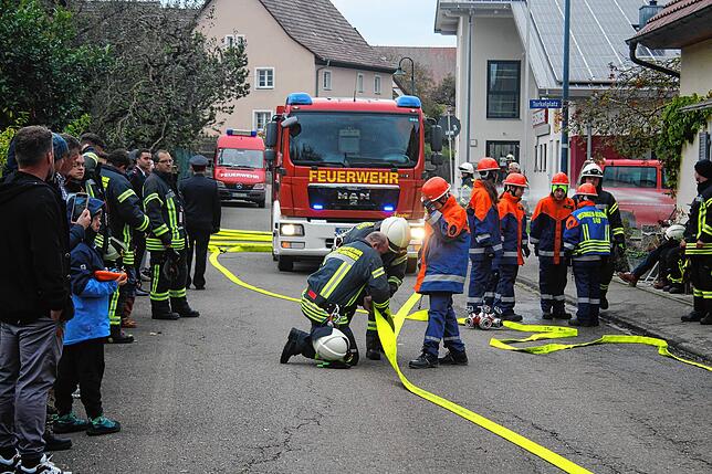 Bild 13: Bilder der Jahreshauptübung der Feuerwehr Orsingen-Nenzingen