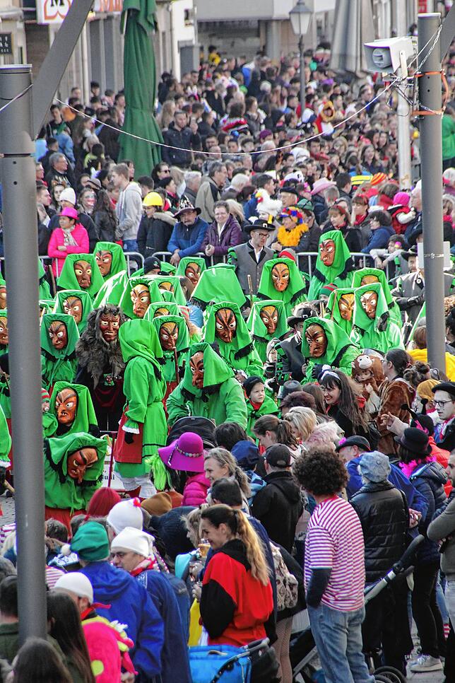 Bild 38: Bilder vom großen Kinderumzug von oben – Teil 2