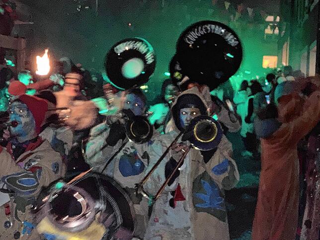 Bild 7: So gruselig war‘s beim Häxefüür und Nachtumzug in Laufenburg