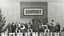 Dieses Bild ist um 1985 bei einer Weihnachtsfeier in der Halle in Häusern entstanden.