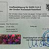 Die grüne Berechtigungskarte