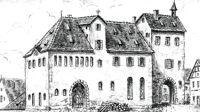 Das Heilig-Geist-Spital war ein sehr großer Bau mit eigener Kapelle, Brauerei und Bäckerei. Es stand auf dem Marktplatz.