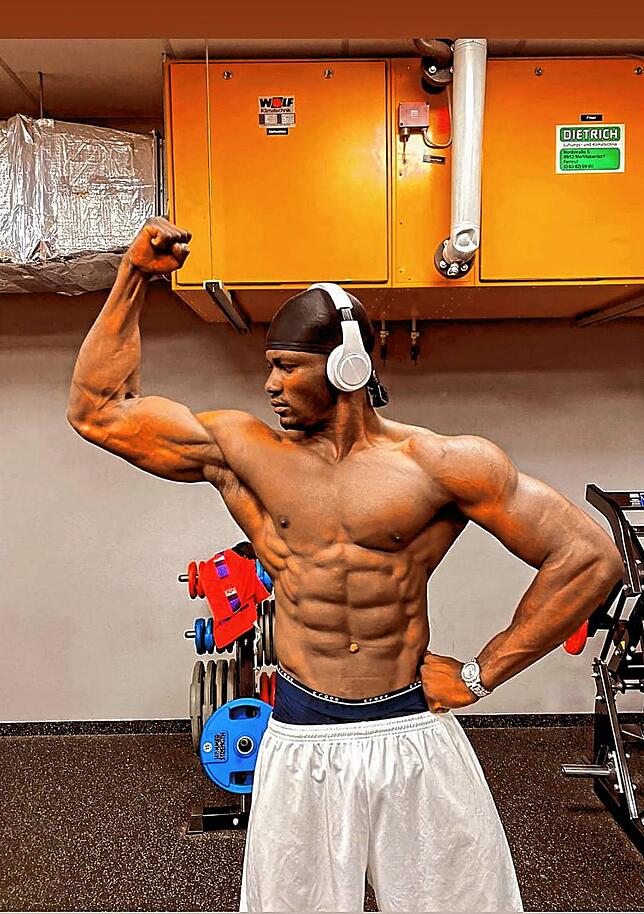 Posen während dem Training.