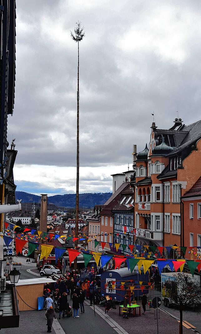 Bild 20: Bilder vom Laufnarrenmarkt am Stockacher Narrenbaum und im Bürgerhaus