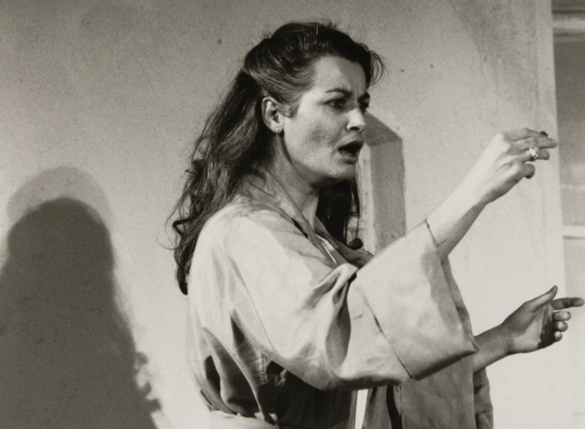 Ursula Cantieni in den 80er-Jahren am Theater Konstanz.
