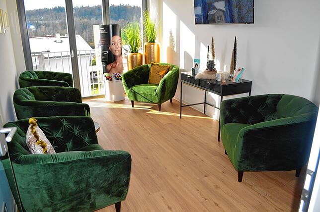 Das Wartezimmer der Klinik am Schwarzwald.