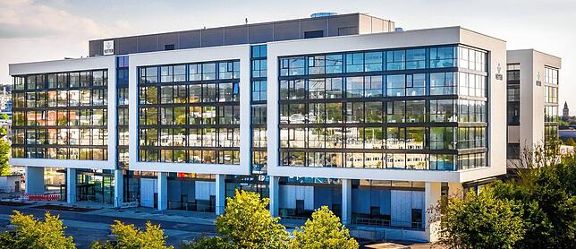 Die neue Vetter-Zentrale in der Eywiesenstraße in Ravensburg beherbergt über 1000 Büroarbeitsplätze.