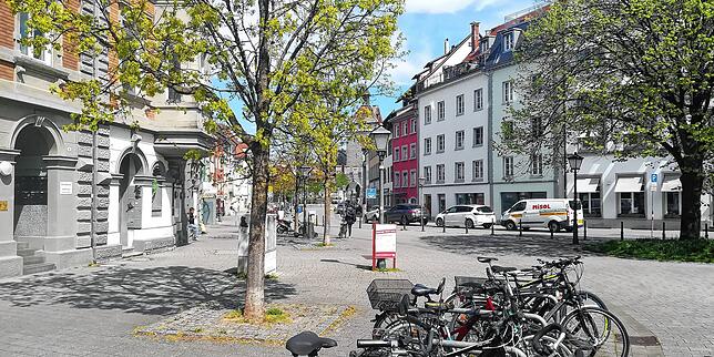 Die Kreuzlingerstraße &ndash; mit Blick in Richtung Schnetztor.