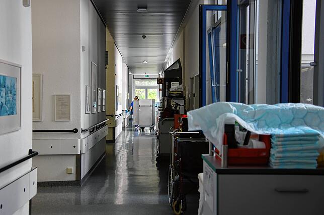 Die Innere Abteilung im Radolfzeller Krankenhaus: Hier ist das Licht ausgegangen.