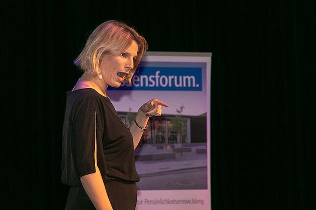 Bild 18: Stimmtrainerin Monika Hein in Waldshut: Bilder des vierten SÜDKURIER-Wissensforums