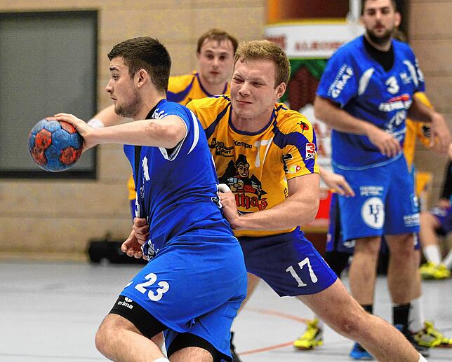 Die Anfänge des jungen Felix Krüger in Konstanz (rechts, hier im März 2014 bei einem Spiel in der Südbadenliga).