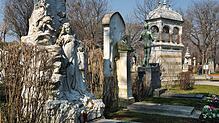 Ehrengräber auf dem Zentralfriedhof Wien.
