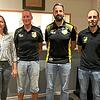 Schriftführerin Andrea Limani, der neue Jugendleiter Markus Dorer, Vorstandsleiter Sport Christian Duffner und Vorstandsleiter ...