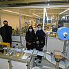 Besuch in der Produktion: Jochen Geiger, Geschäftsführer von Geiger Textil in Bad Säckingen (links), war nach Gründung des Start-ups von ...