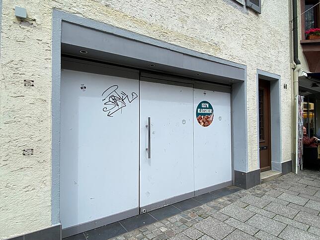 Die frühere Kochlöffel-Filiale ist seit dem Brand geschlossen.