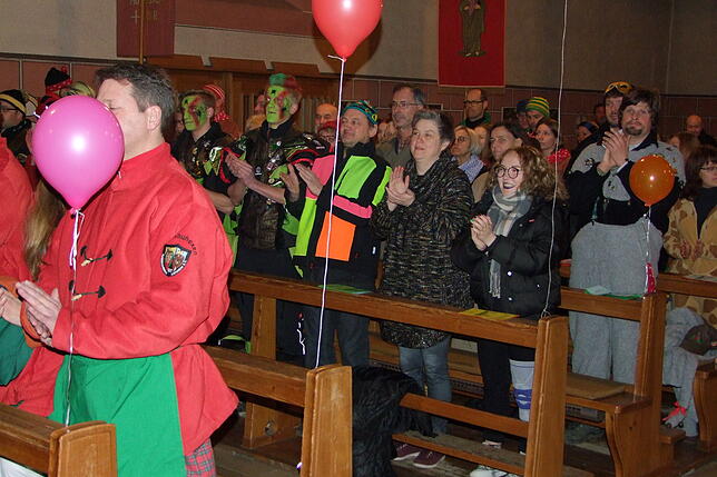 Bild 28: Bilder vom Klettgaunarrentreffen der Narrenzunft Bohnenviertel in Hohentengen a.H. am Samstag, 8. Februar