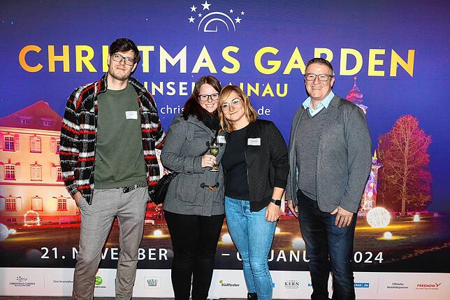 Bild 26: Insel Mainau: Bilder vom Start des Christmas Garden 2023 - Teil 2