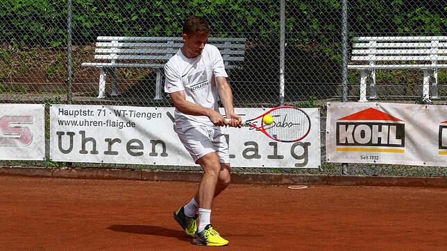 Starke Bilanz: Der Schweizer Oliver Mrose vom TC RW Tiengen blieb auch vierten Saisonspiel unbesiegt. Mit seinem Team bezwang er den TC ...