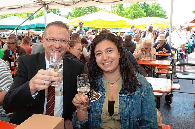 Bild 1: So stimmungsvoll endet das Reichenauer Wein-und Fischerfest 2025