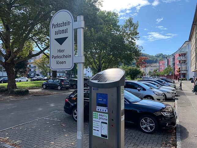 In Bad Säckingen gibt es die Zusatzfunktionen am Parkautomat bereits.