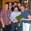 Der alte und neue Vorstand des Hockeyclubs Markdorf: (von links) stellvertretender Vorsitzender Uwe Griesmeier, Sportwart Gert Faller, ...