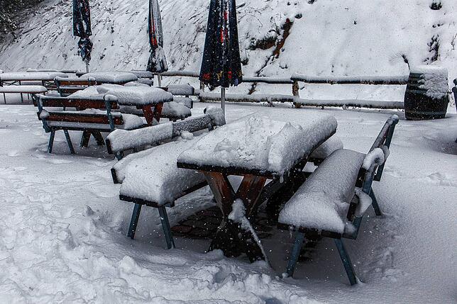 Bild 11: Bilder vom ersten Schnee auf dem Feldberg &ndash; neue Woche wird wechselhaft