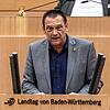Der AfD-Landtagsabgeordnete Bernhard Eisenhut spricht im Juli 2022 in einer Plenarsitzung im Stuttgarter Landtag.