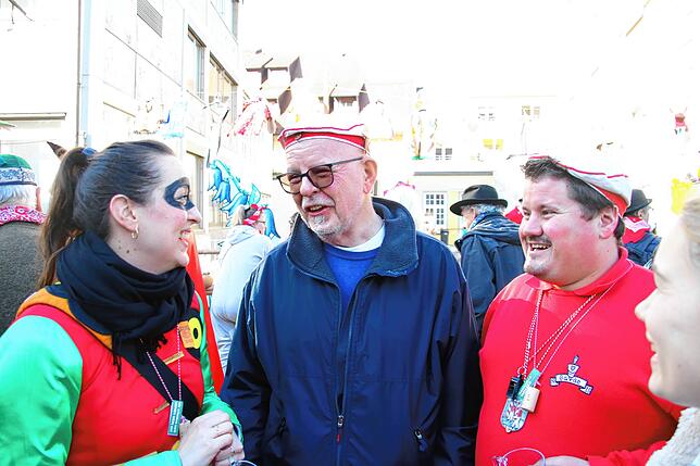 Bild 8: Der närrische Jahrmarkt auf dem Marktplatz Radolfzell (Teil 1)
