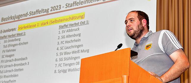 Organisator: Fritz Trefzger aus Schopfheim meisterte nicht nur die Einteilung der Nachwuchsstaffeln im Bezirk Hochrhein, sondern gab den ...
