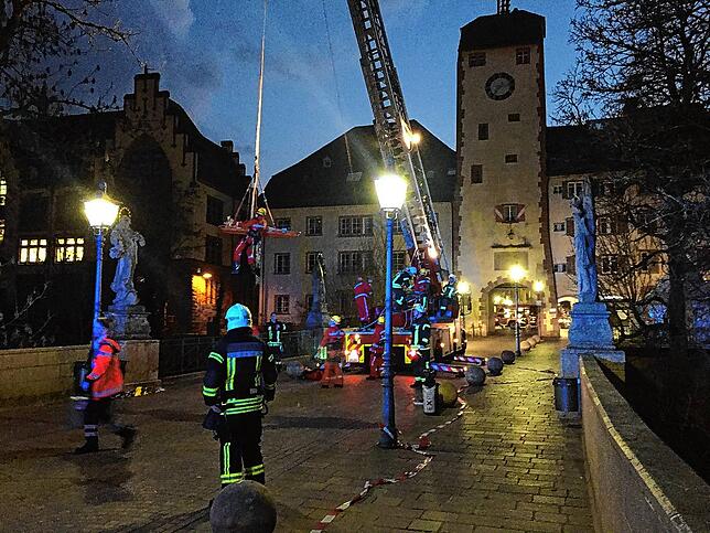 Bild 8: Die spektakulärsten Einsätze und Übungen der Höhenretter der Feuerwehr Waldshut-Tiengen