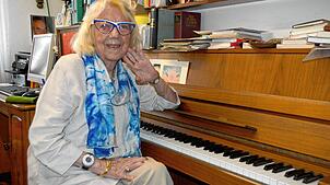 Charlotte Böhler-Müller an ihrem 90. Geburtstag. Archivbild: Leony Stabla
