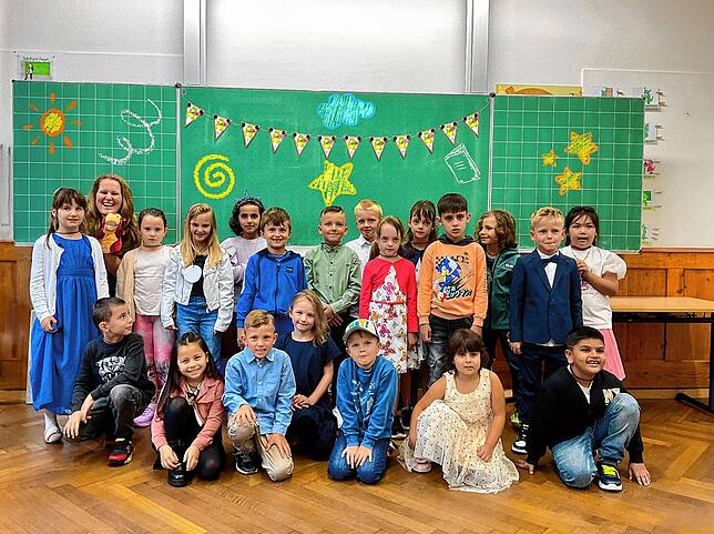 20 Jungen und Mädchen wurden in die Klasse 1c der Heinrich-Hansjakob-Schule Waldshut eingeschult. Klassenlehrerin ist Neele Hamann.
