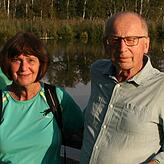 Hedi und Hermann Walter sind extra aus Stetten a.k.M. angereist, um die einmalige Moorlandschaft kennenzulernen.