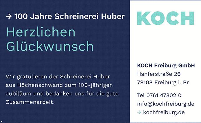 Bild 8: 100 Jahre Schreinerei Huber in Höchenschwand: Breites Leistungsspektrum an Produkten