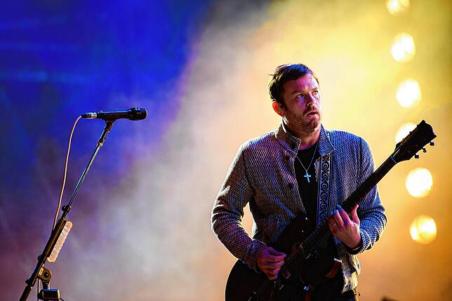 Kommt zum Southside: Caleb Followill bei einem Konzert.